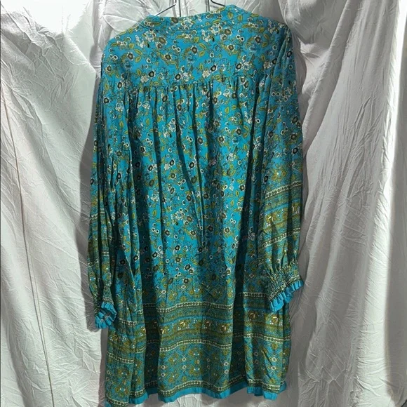 Natural Life Teal and Green Floral Dress size XL - Picture 9 of 12